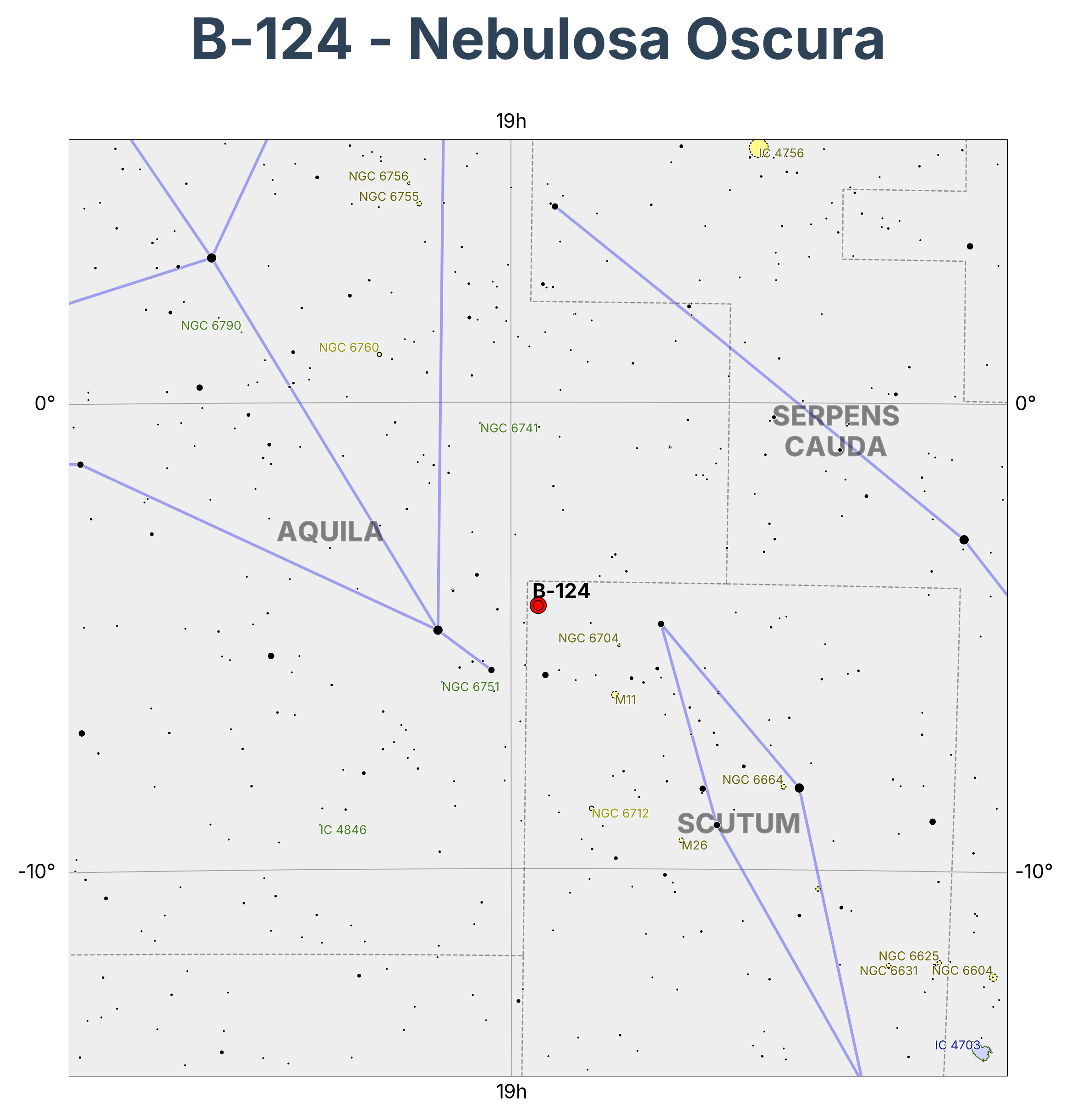 B-124 - Nebulosa Oscura en Scutum (Escudo)