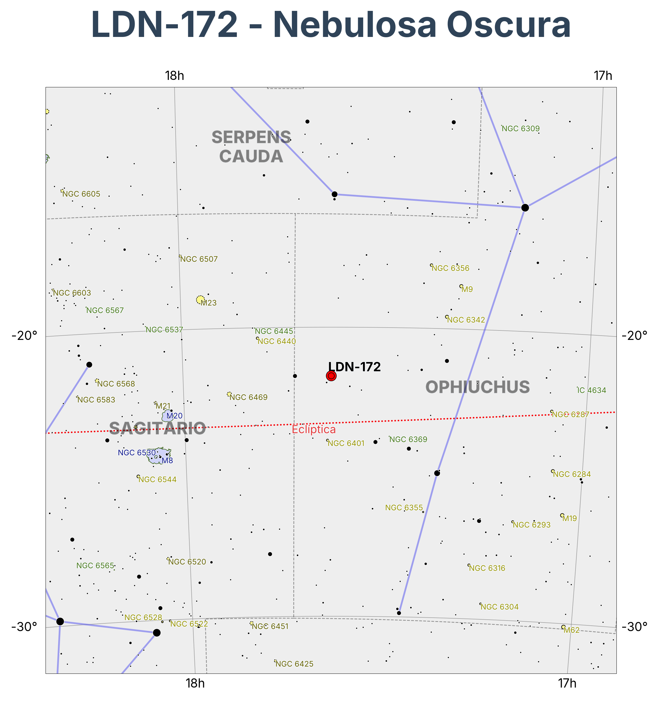 LDN-172 - Nebulosa Oscura en Ofiuchus (Cazador de Serpientes)