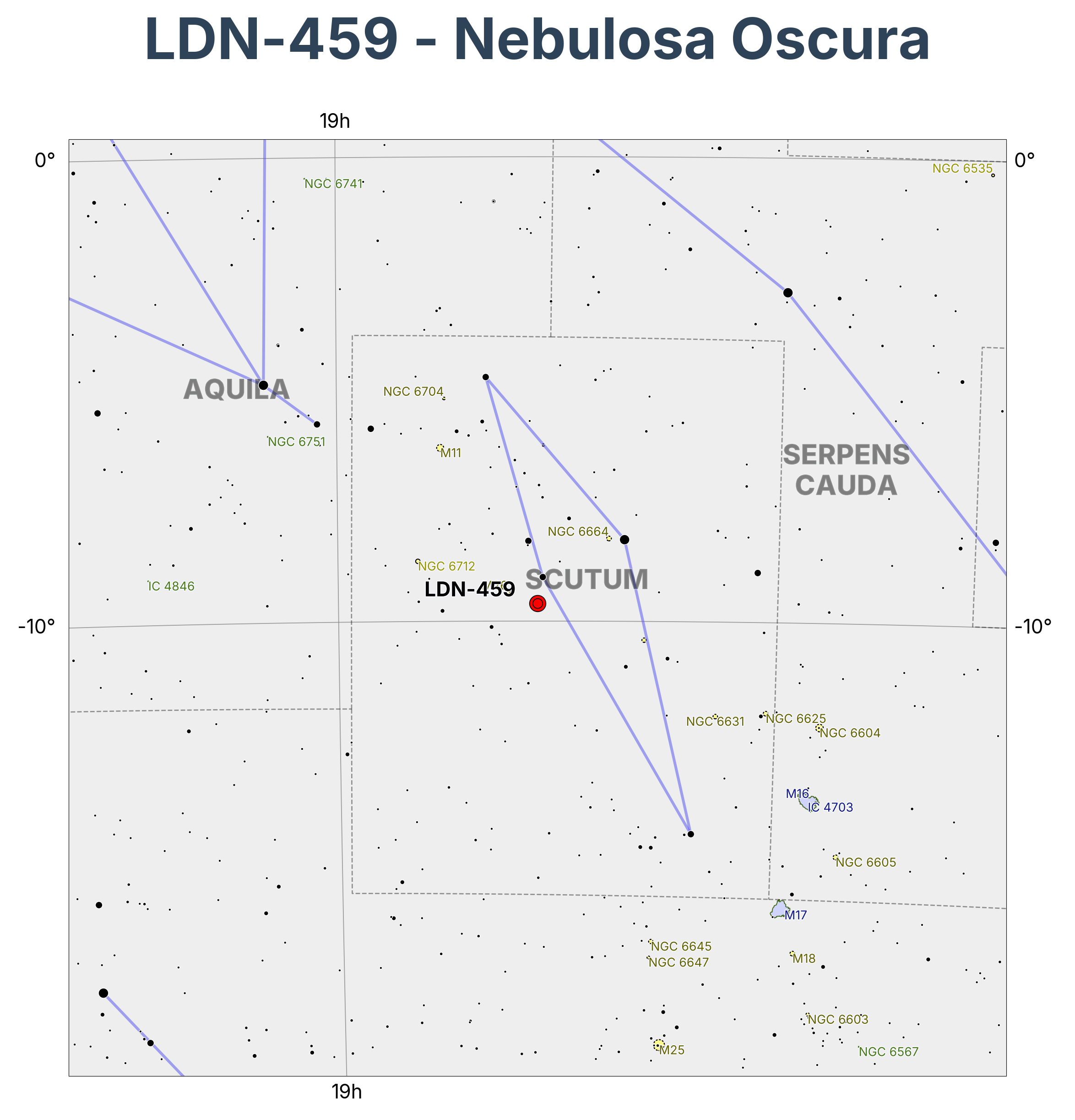 LDN-459 - Nebulosa Oscura en Scutum (Escudo)