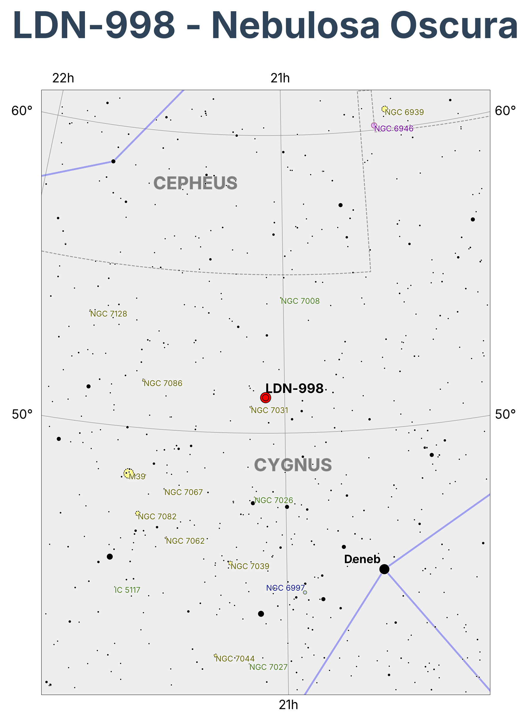 LDN-998 - Nebulosa Oscura en Cygnus (Cisne)