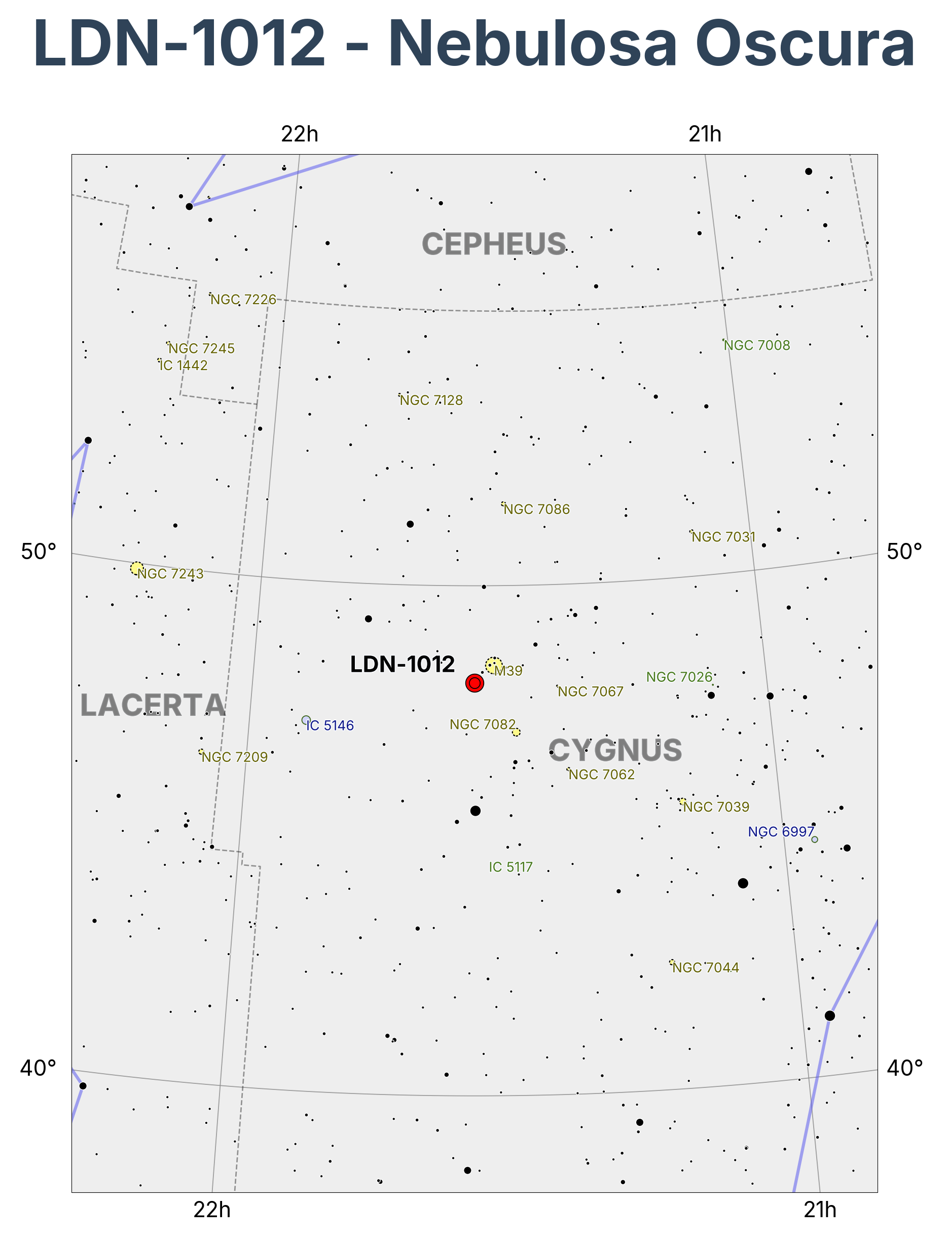 LDN-1012 - Nebulosa Oscura en Cygnus (Cisne)
