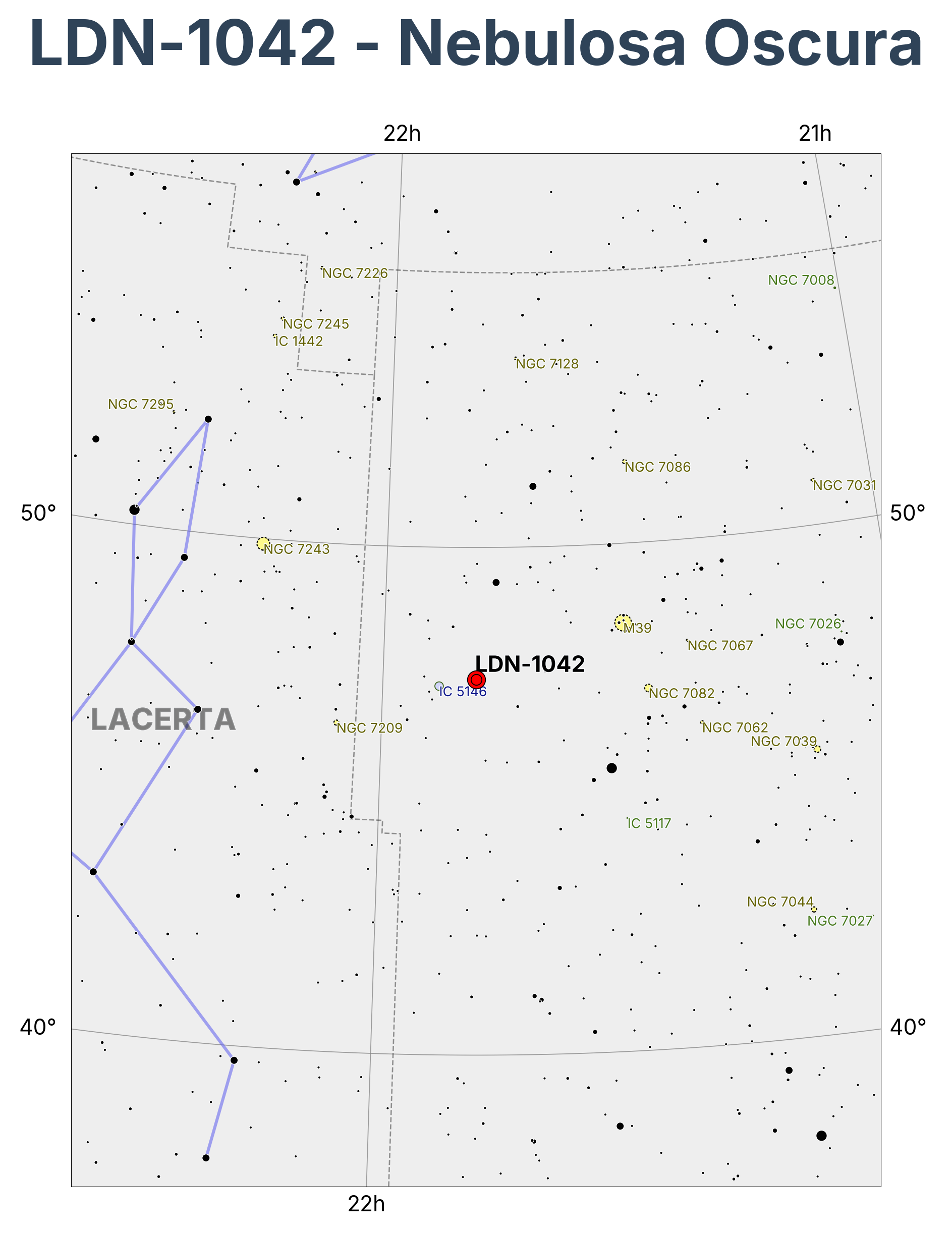LDN-1042 - Nebulosa Oscura en Cygnus (Cisne)
