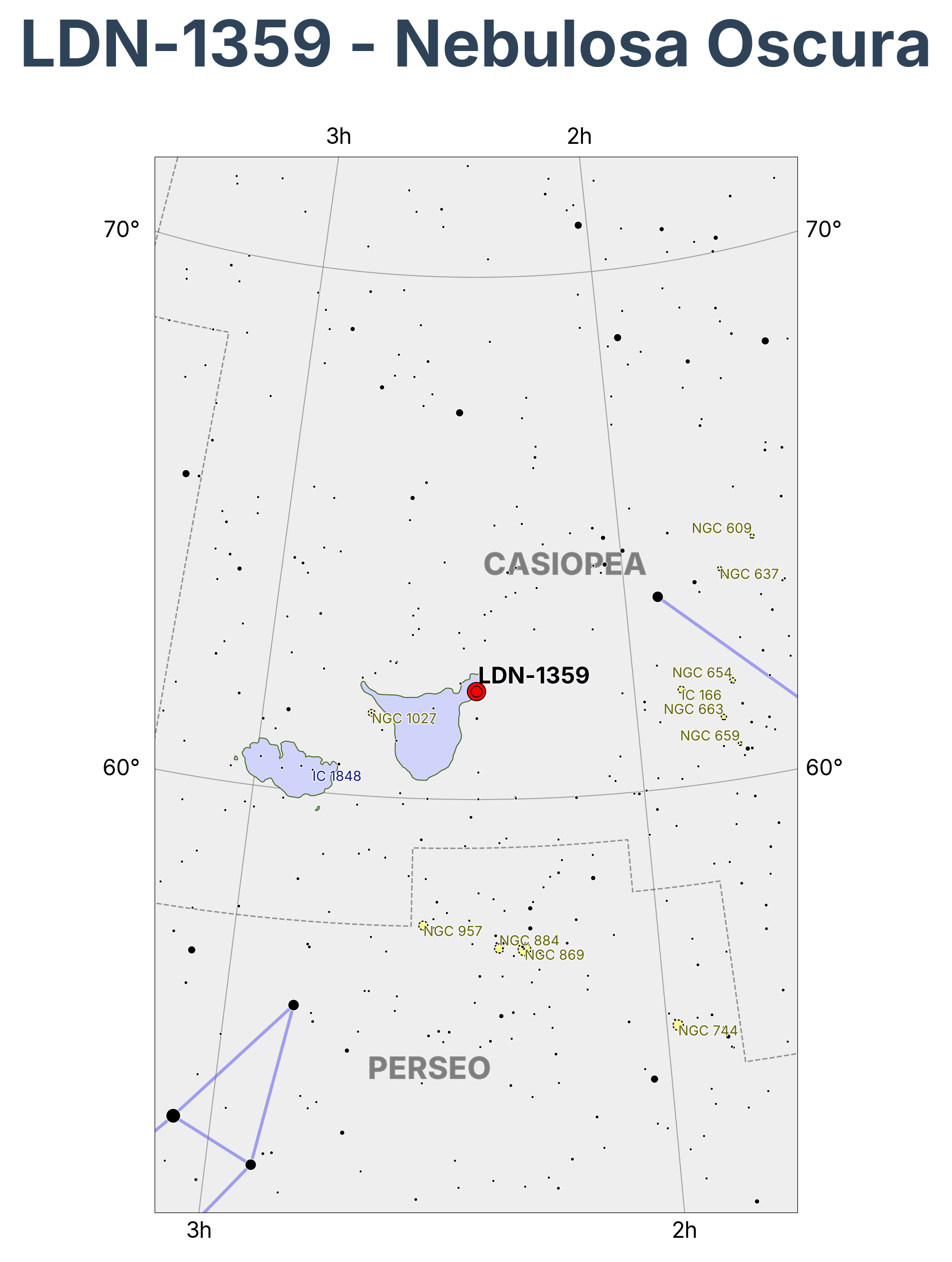 LDN-1359 - Nebulosa Oscura en Cassiopeia (Casiopea)