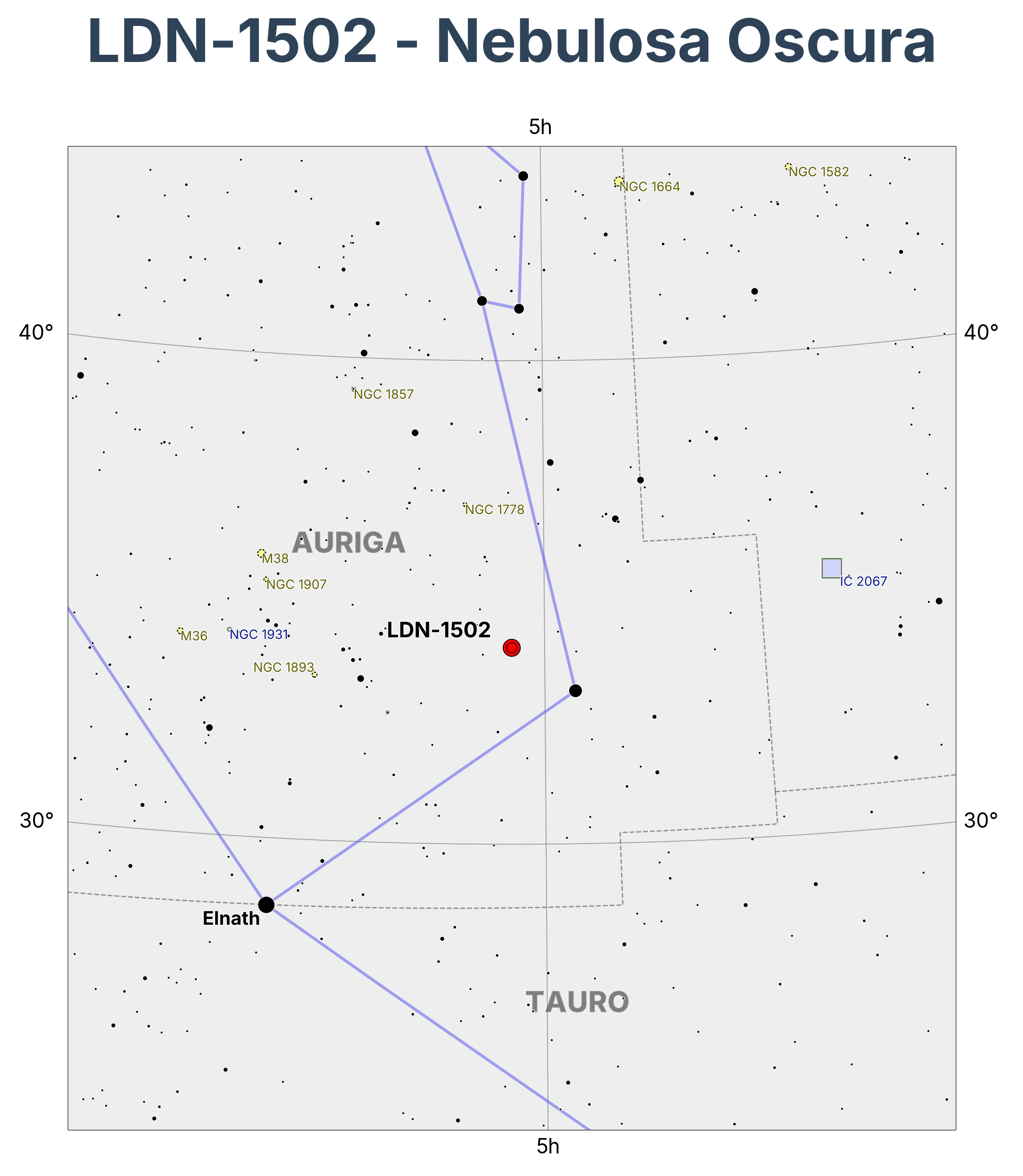 LDN-1502 - Nebulosa Oscura en Auriga (Cochero)
