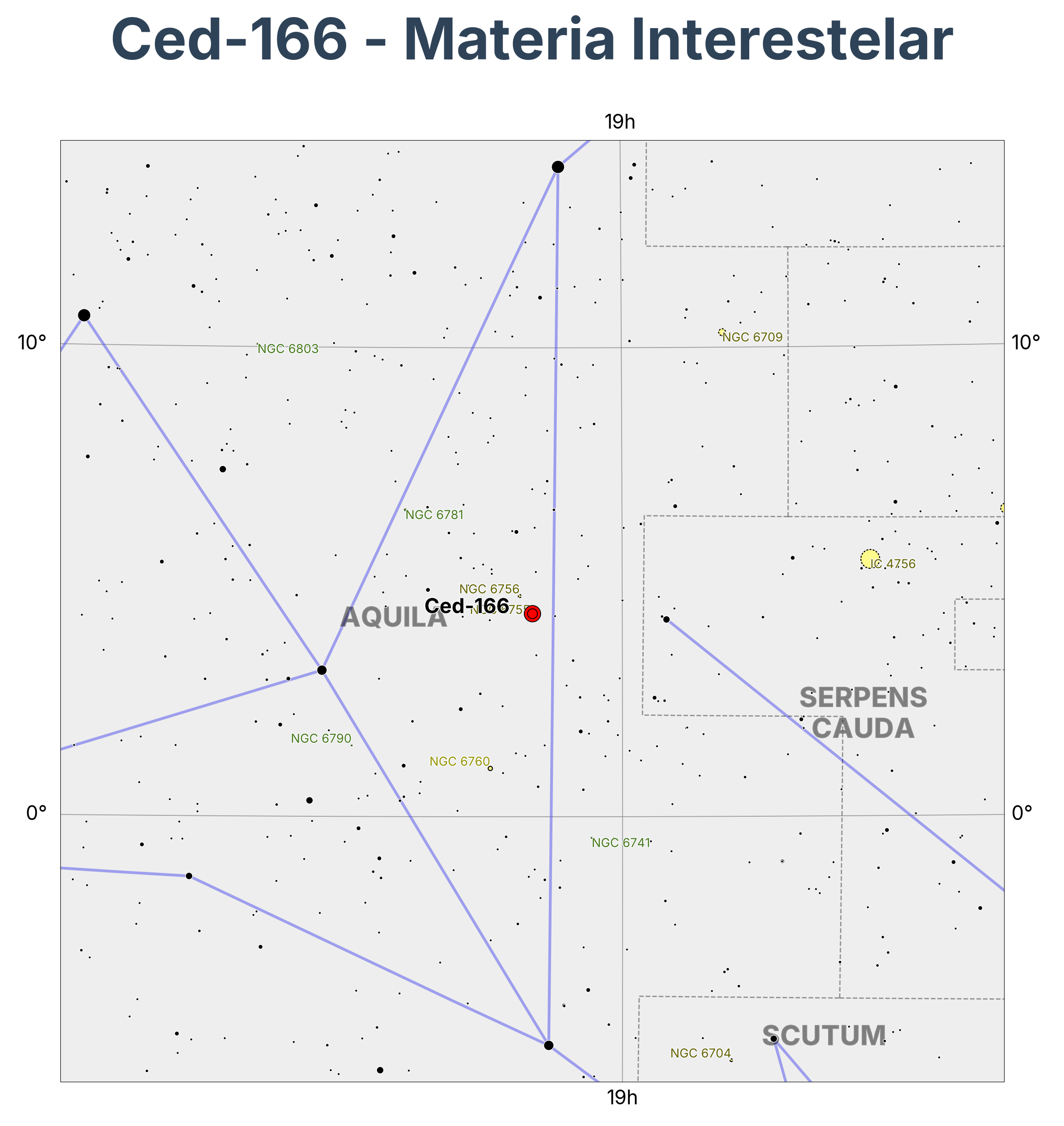 Ced-166 - Materia Interestelar en Aquila (Aguila)