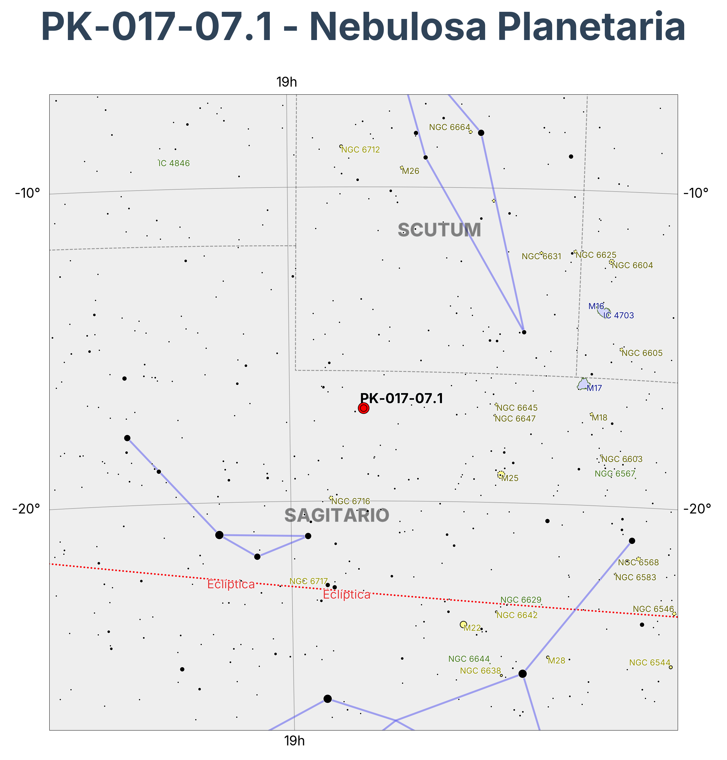 PK-017-07.1 - Nebulosa Planetaria en Sagitarius (Arquero)