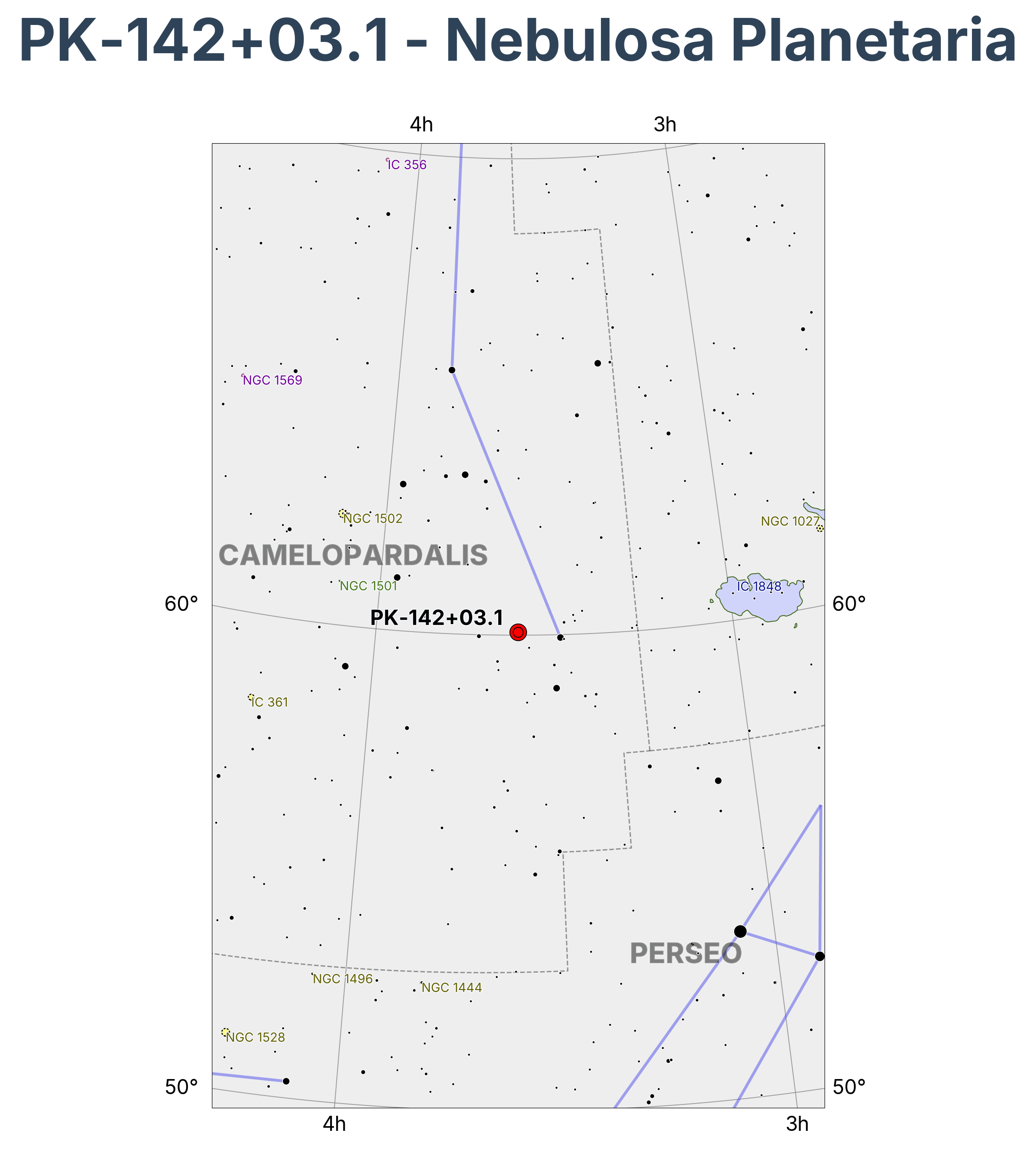 PK-142+03.1 - Nebulosa Planetaria en Camelopardalis (Jirafa)