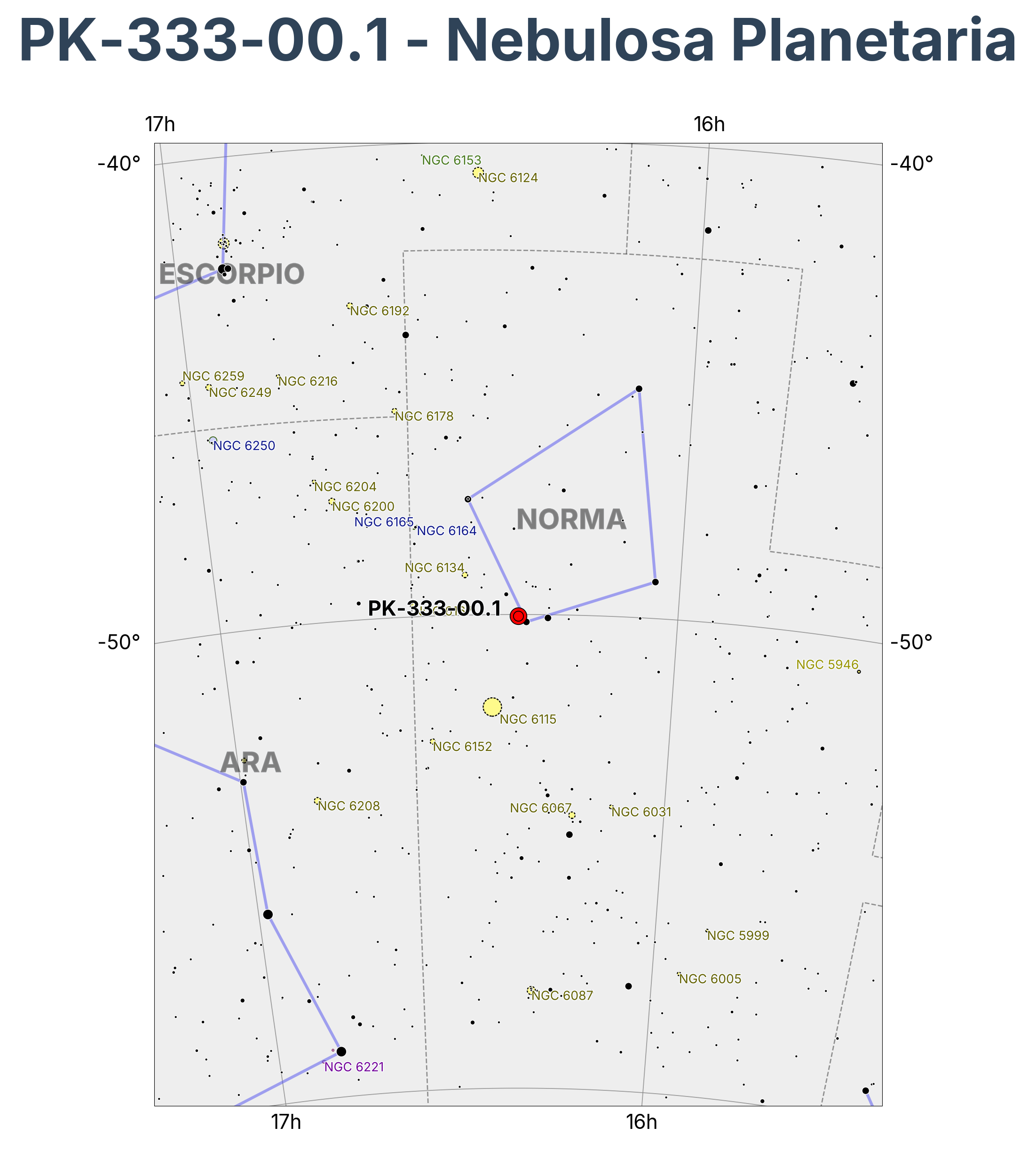 PK-333-00.1 - Nebulosa Planetaria en Norma (Escuadra)