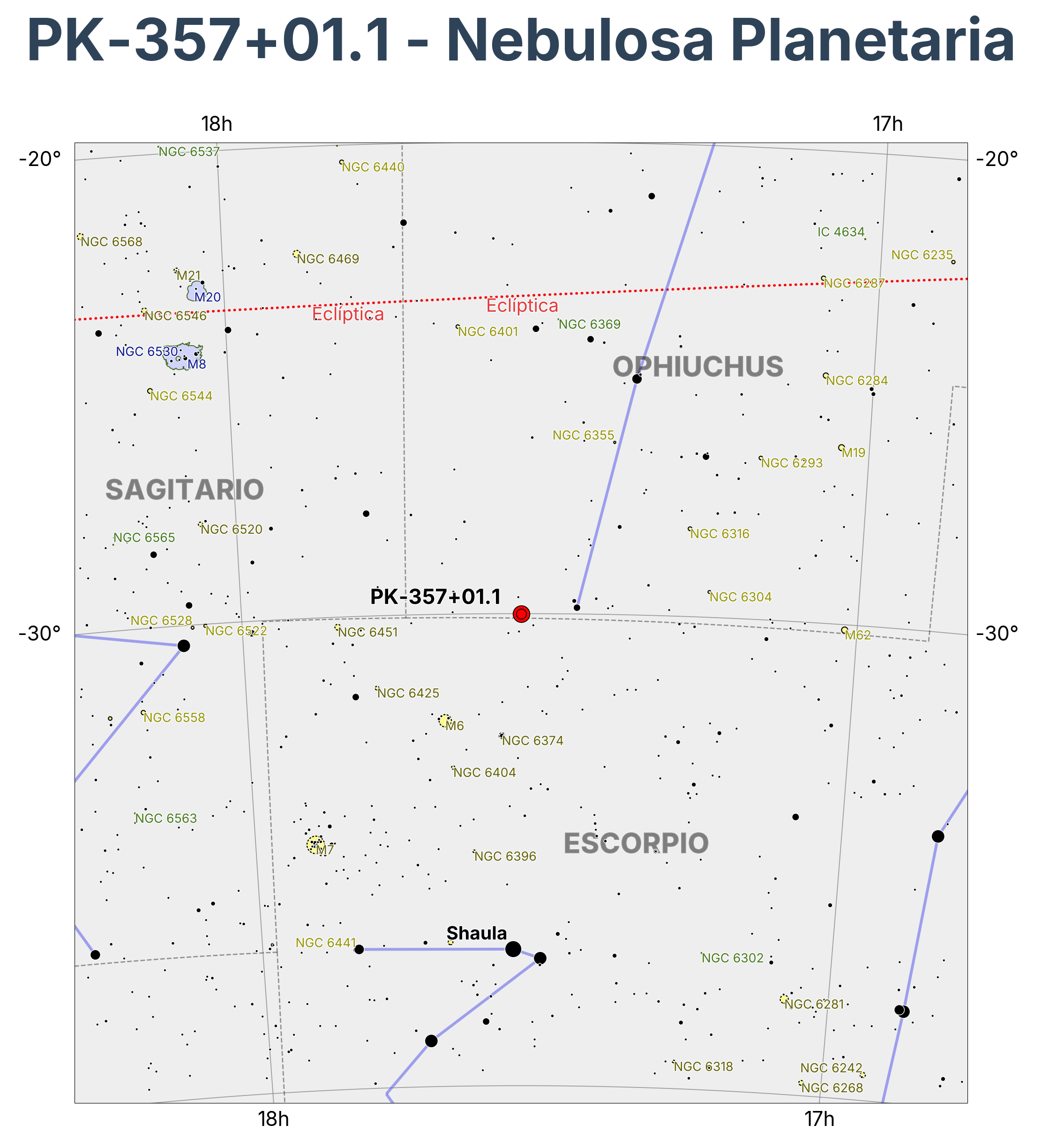 PK-357+01.1 - Nebulosa Planetaria en Ofiuchus (Cazador de Serpientes)