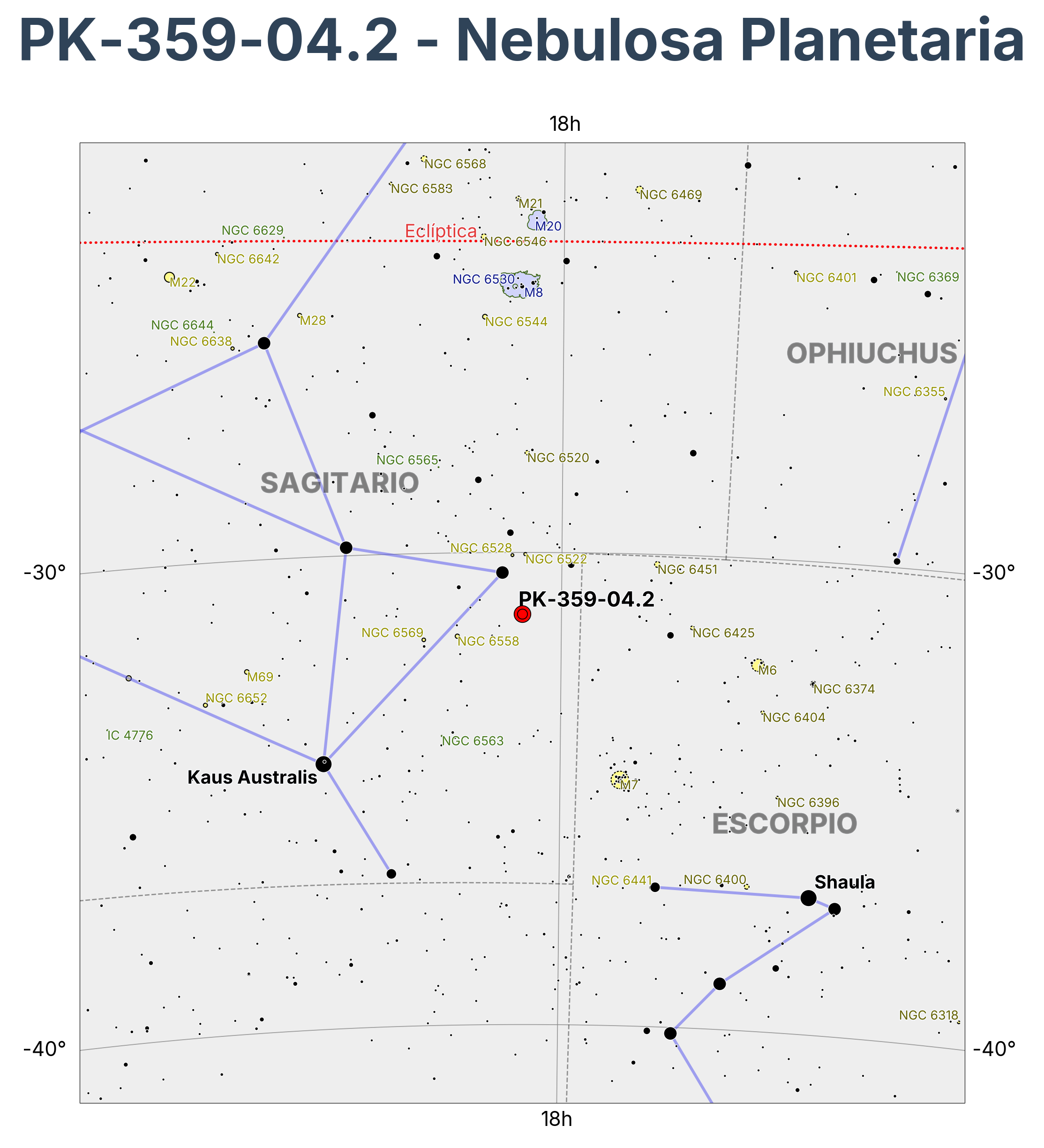 PK-359-04.2 - Nebulosa Planetaria en Sagitarius (Arquero)