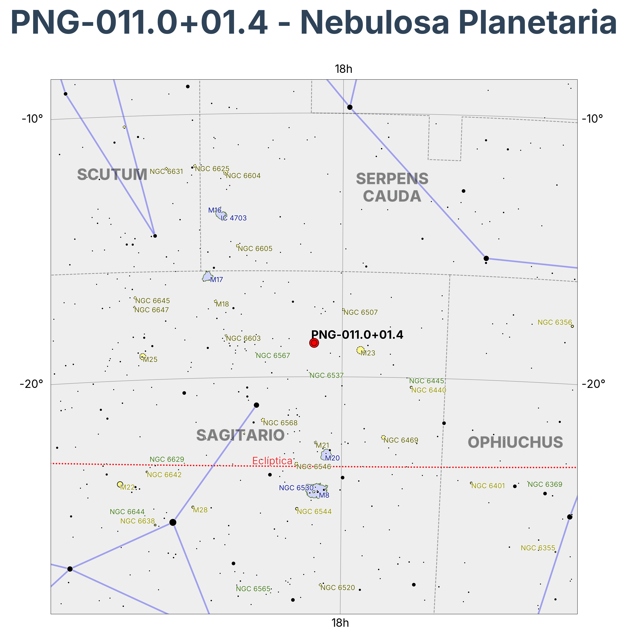 PNG-011.0+01.4 - Nebulosa Planetaria en Sagitarius (Arquero)