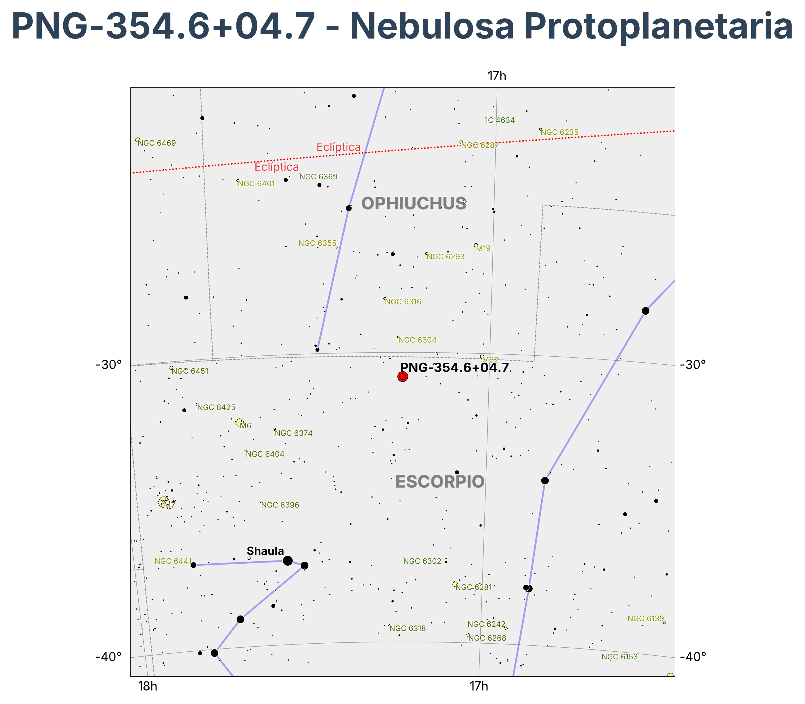 PNG-354.6+04.7 - Nebulosa Protoplanetaria en Scorpius (Escorpión)