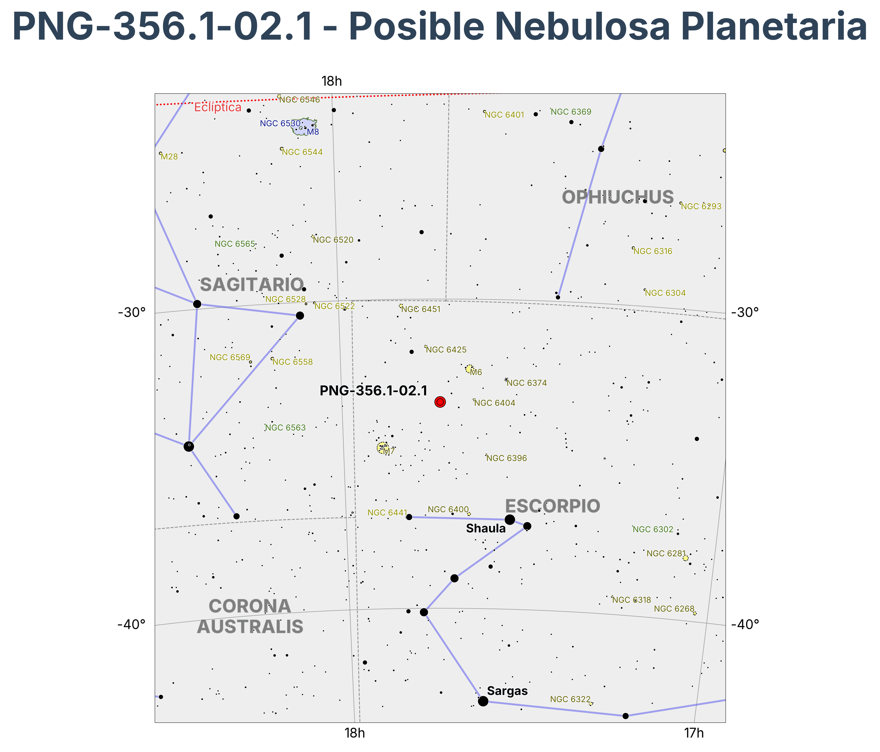 PNG-356.1-02.1 - Posible Nebulosa Planetaria en Scorpius (Escorpión)