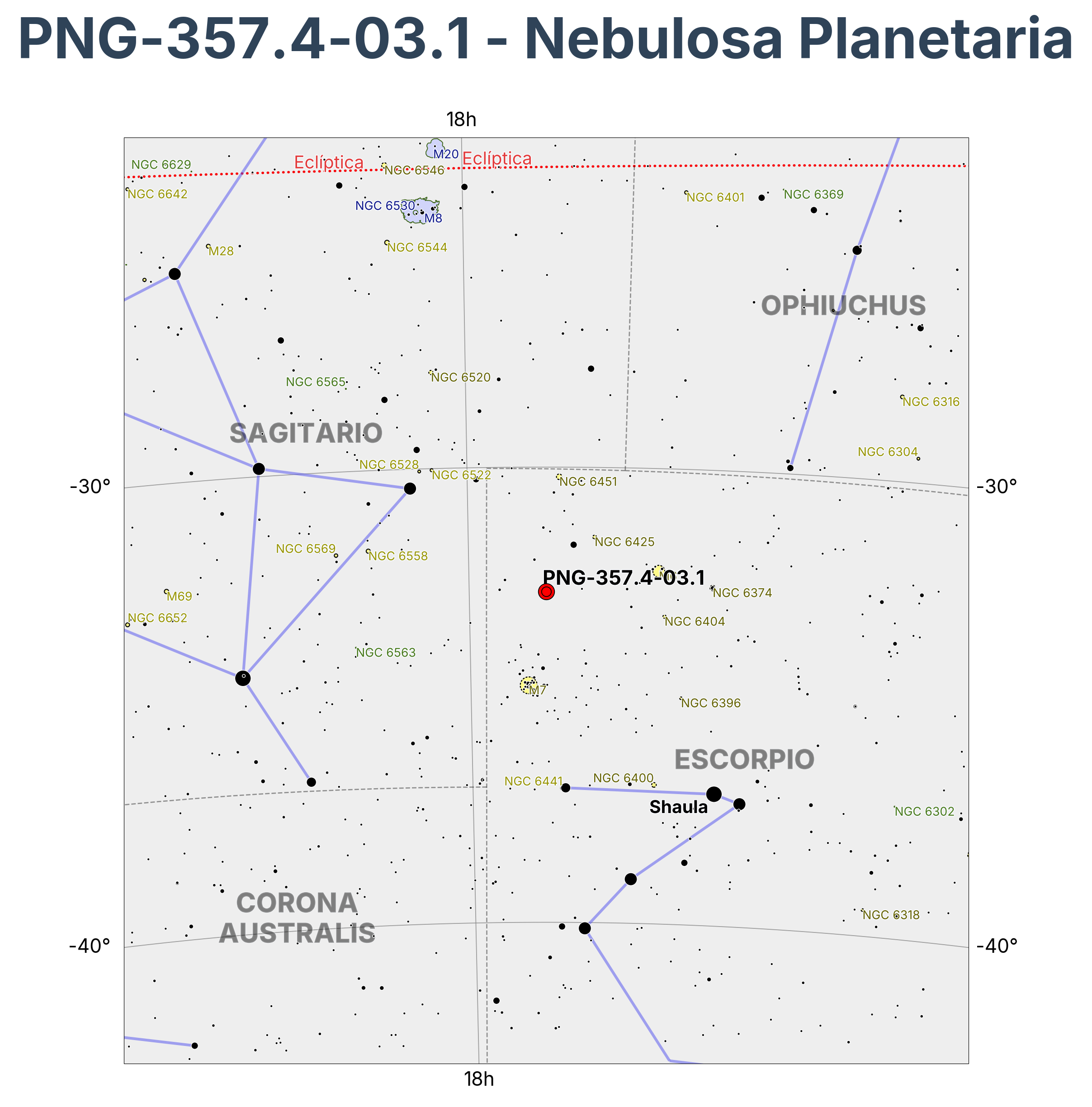 PNG-357.4-03.1 - Nebulosa Planetaria en Scorpius (Escorpión)