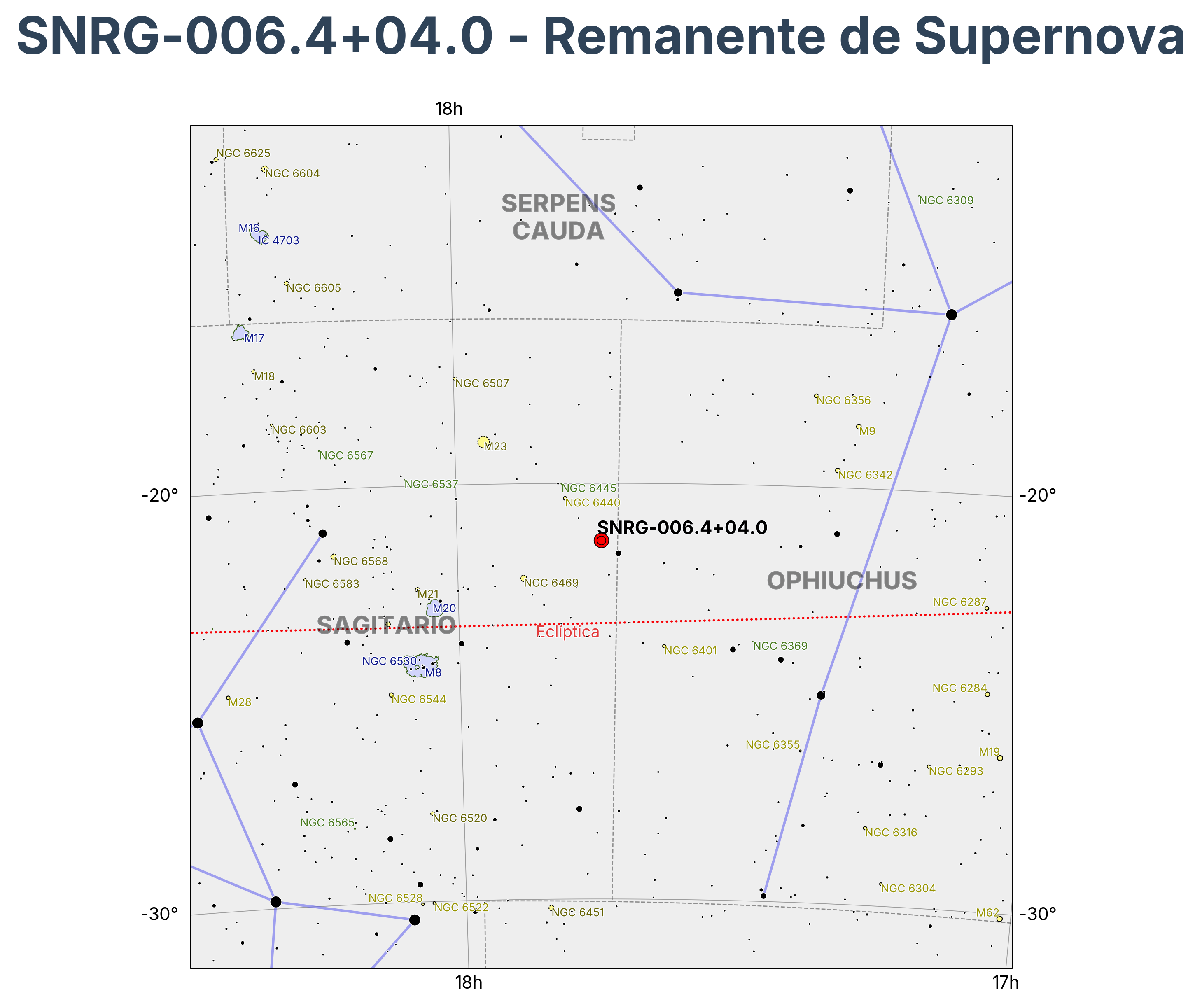 SNRG-006.4+04.0 - Remanente de Supernova en Sagitarius (Arquero)