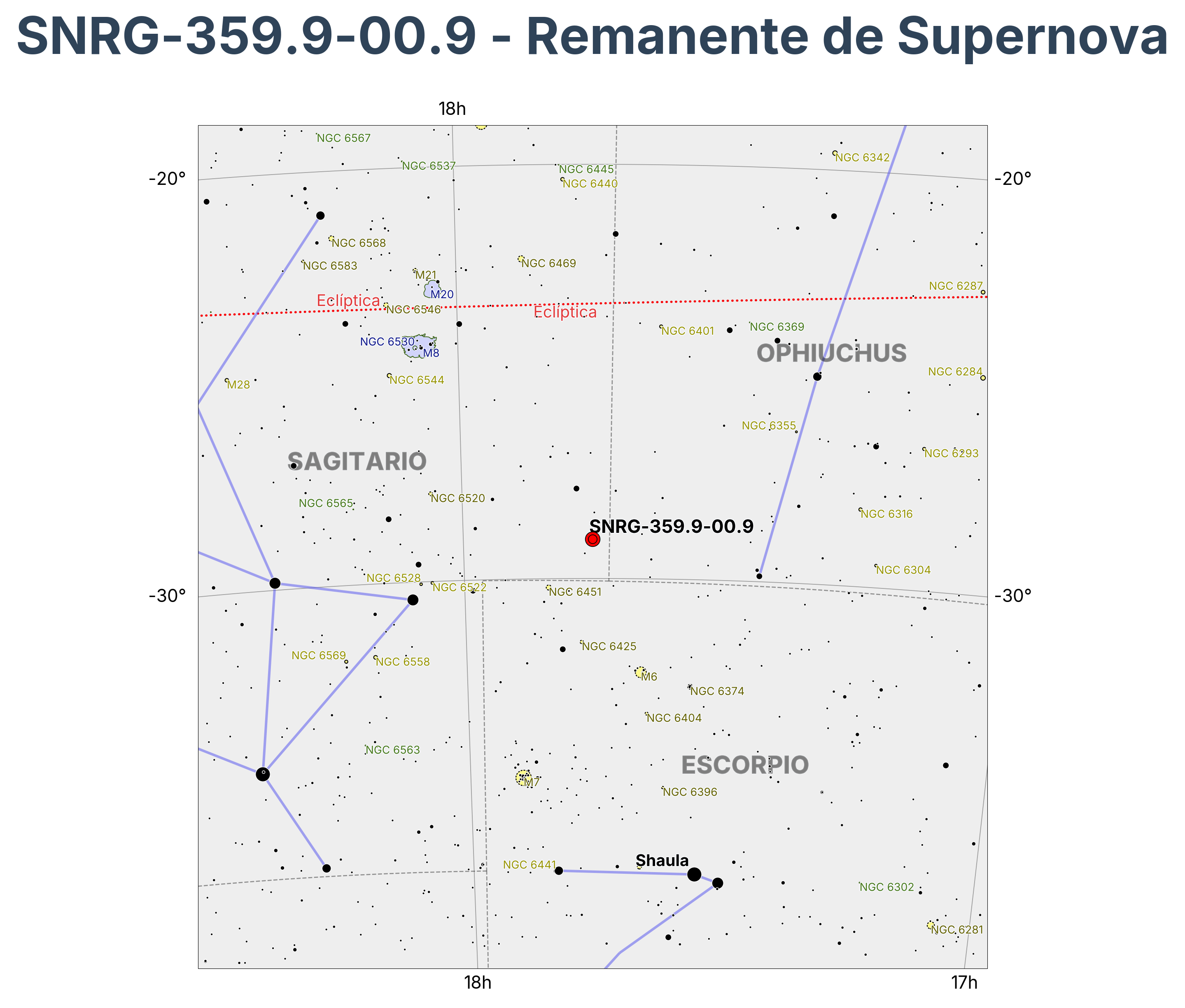 SNRG-359.9-00.9 - Remanente de Supernova en Sagitarius (Arquero)